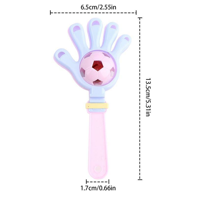 Hand Clappers Noisemakers Football Clappers Noisemaker Toys Toddler Toys Football Rattle Newborn Rattle Cartoon Clapper Noise