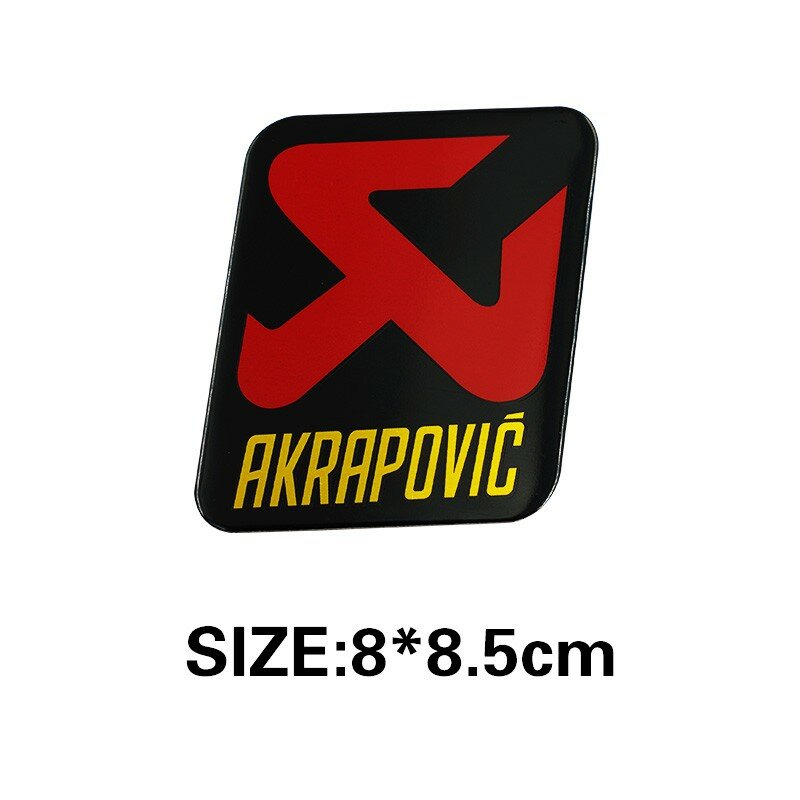 Untuk Akrapovic knalpot stiker sepeda motor stiker Logo stiker