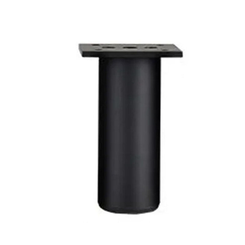 Schranks tütze verstellbare schwarze Stühle aus Aluminium legierung Füße für Schlafs ofas Beine Möbel Metall Safe Hocker Schrank