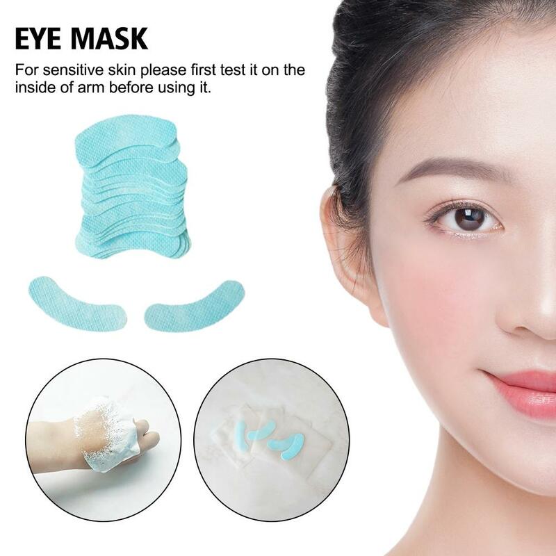 Conjunto de máscara anti-envelhecimento instantâneo para mulheres, soro de colágeno adesivo para preenchimento facial, essência firmadora, solúvel instantâneo, 1 par