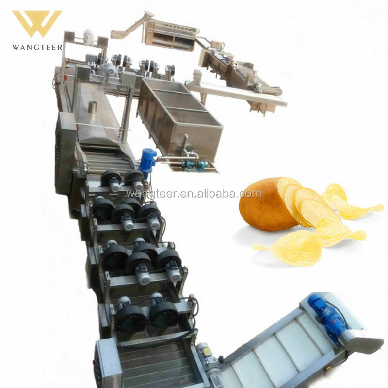 Linha De Produção De Alimentos De Lanche, Lavar Chip De Batata Doce Que Faz A Máquina, Equipamento De Processamento