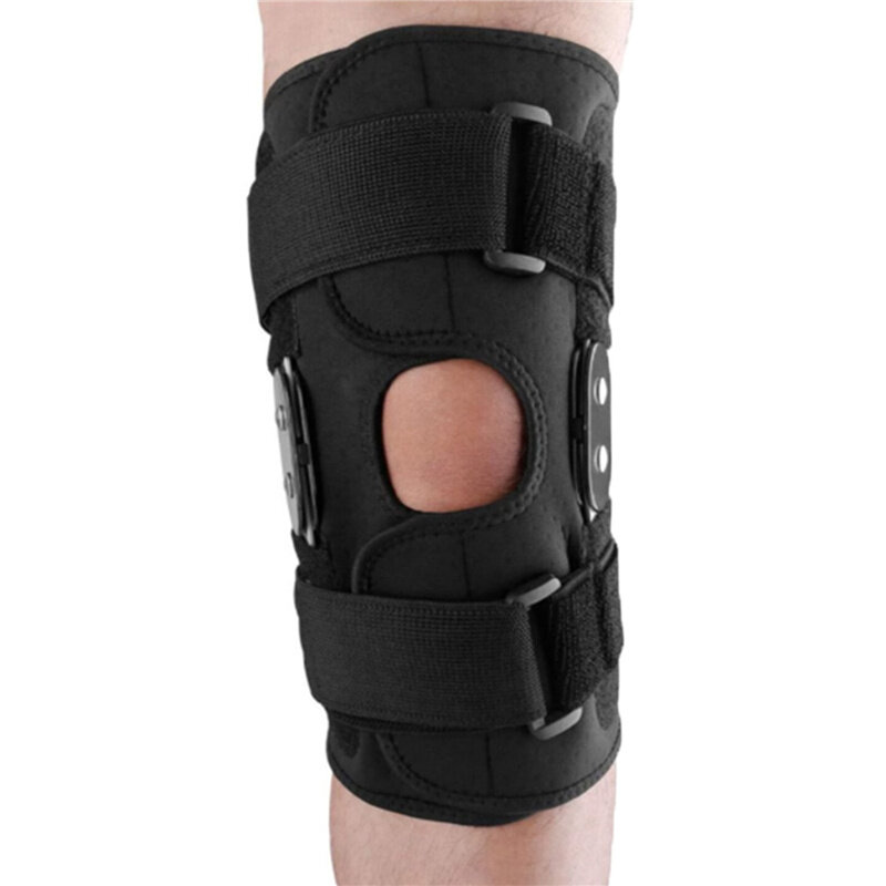 Penstabil tulang lutut dapat disesuaikan, topi pembungkus lengan penguat penstabil sepeda motor dan sepeda