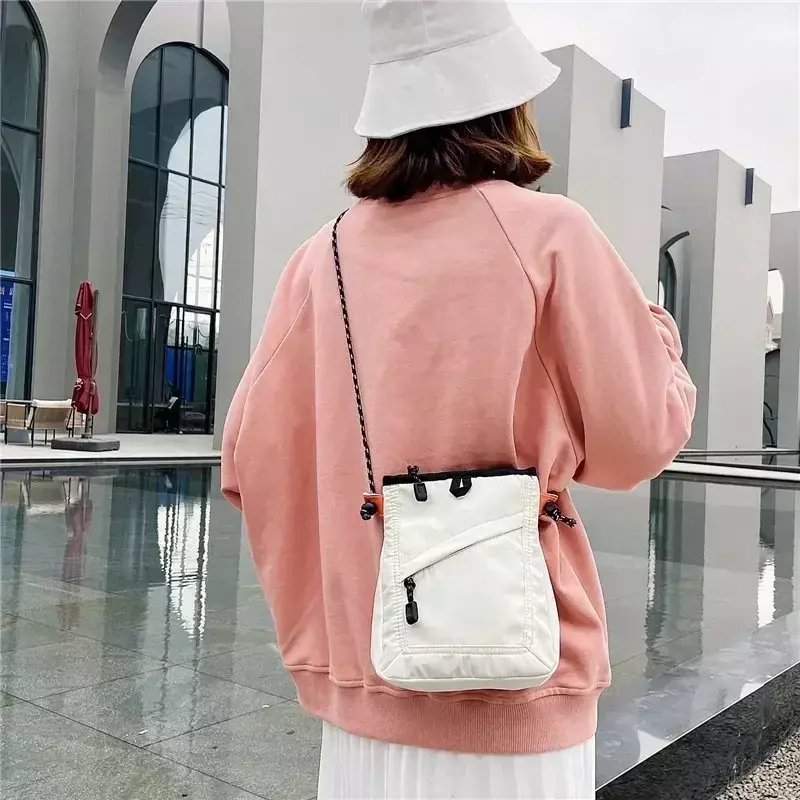 TOUB06 tas perjalanan Mini tahan air Fashion baru tas tangan pria wanita bahu persegi kecil selempang Messenger uniseks
