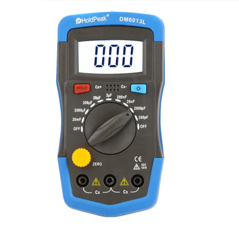 Multímetro handheld do equipamento de teste do medidor 0-20mf hp36d do medidor da capacitância do lcd de dm6013l digitas nm
