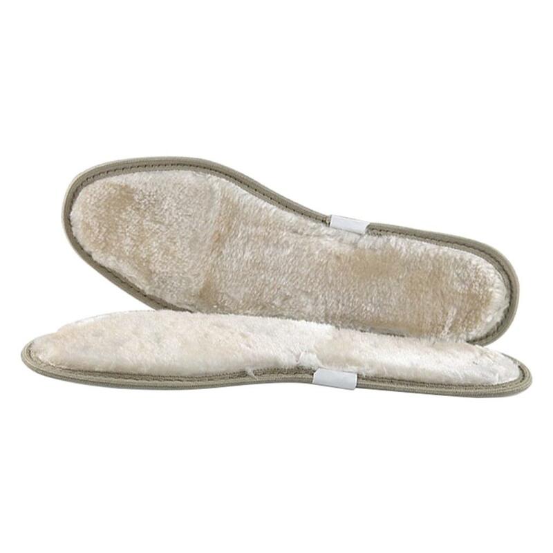 2-4pack Warm Plush Bamboo Insoles Shoe Pads for Men Women Shoes Boot