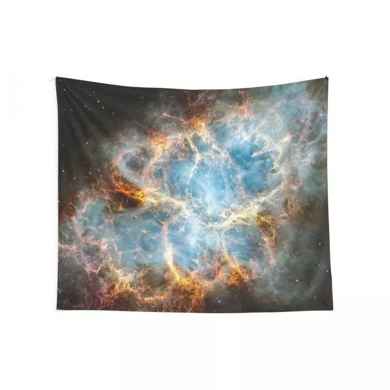 JWST Crab Nebula Tapestry Bedroom Decor Aesthetic Aesthetic Home Decor For Bedroom Tapestry
