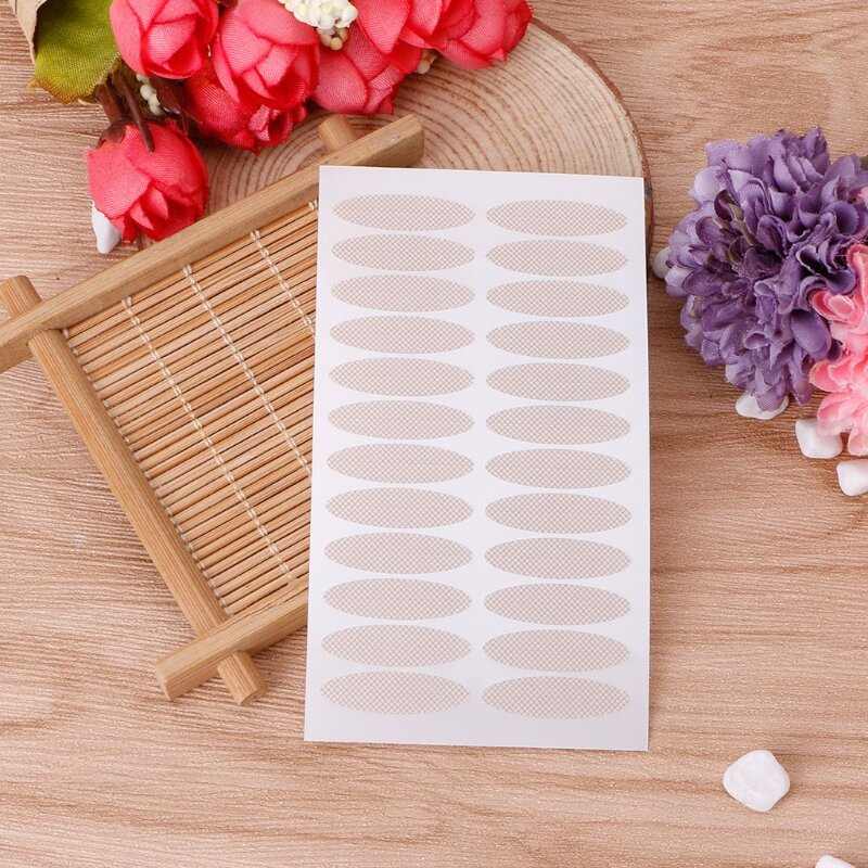 24Pairs Wide/Narrow/Olive Eyelid Sticker Adhesive Tape Technical Eye Tapes