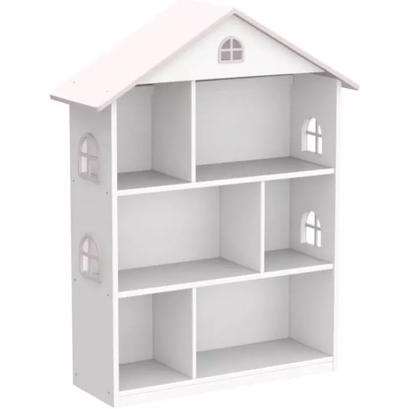 子供のための木製ドールハウス本棚,3層,人形の家,本棚,ブック,おもちゃの収納,オーガナイザー,子供の寝室の棚