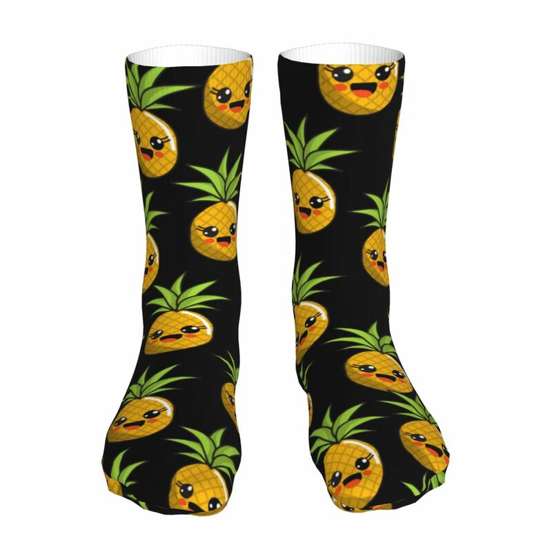 Funny Cute Pineapples Woman Socks 2022 Men Sports Socks