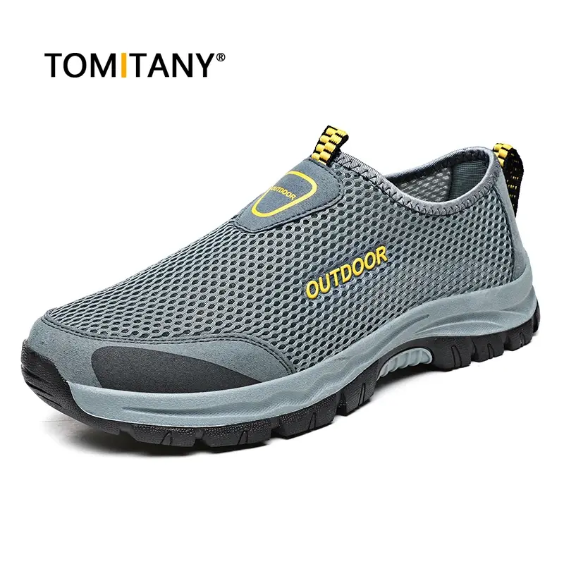 Men Aqua Shoes Outdoor Breathable Beach Shoes 2024 Summer Quick-Drying Fishing Wading Shoe Sport Water Camping Sneakers Shoes