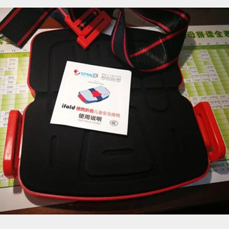 Детское автокресло Strolex, компактное переносное сиденье для безопасности детей, с ремнем безопасности, для путешествий