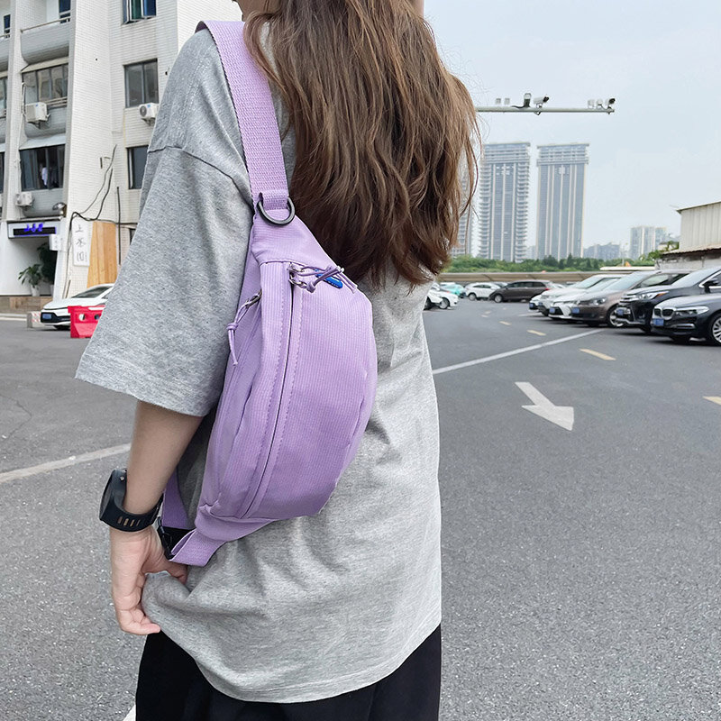 Поясная сумка в уличном стиле, нейлоновая забавная женская сумочка на ремне, унисекс, стиль хип-хоп