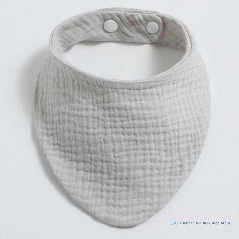 67JC – bavoirs d'alimentation en tissu pour le visage, en gaze coton hautement absorbante pour bébé, pour nourrissons