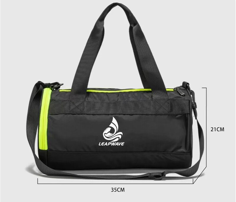 Dry and wet separation multi-functional gym bag