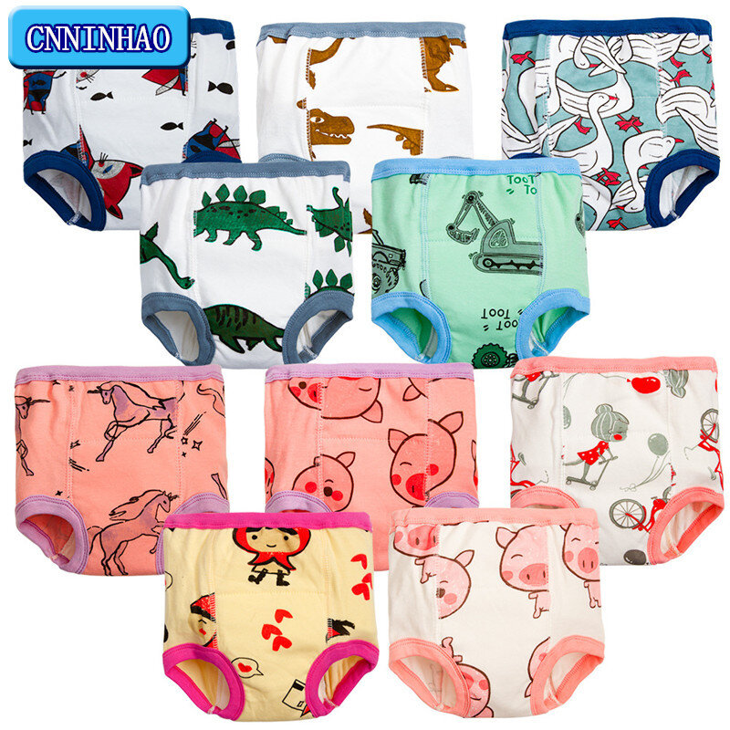 New Baby Cloth Reusable Diapers Training Pant Cotton Diaper Pants Nappies Washable Infants Newborn Underwear Nappy Changing