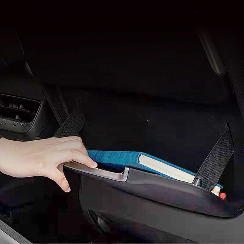 for Tesla Rear Seat Bracket Folding Table Board Laptop Sundries Drink Table Bracket Mobile Phone Charging Multi-Function Goods
