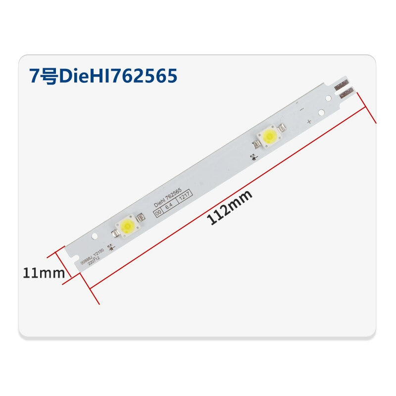 Striscia LED per illuminazione di refrigerazione DieH762565 per frigorifero Siemens