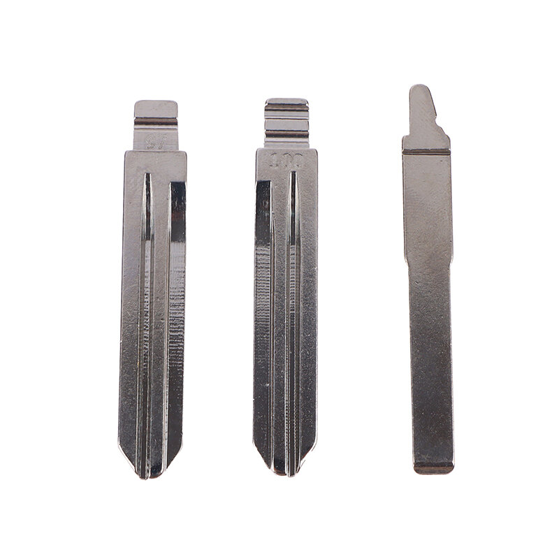 1Pc 96-101 # sostituzione Flip Remote Car Key Blade metallo Uncut Blank Flip Remote Key Blade accessori per automobili