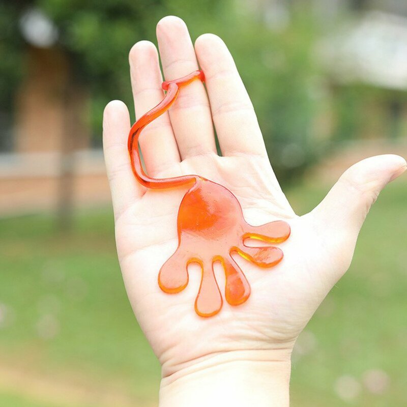 Squishy Toy Slap Hands Palm Toy Elastic Sticky Toy For Kid Gift Party Gags Practical Jokes Elastic Creative Tricky Toys
