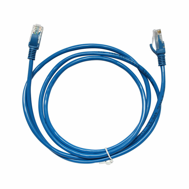 1.5m CAT5e RJ45 kabel Ethernet 8Pin, konektor Ethernet Internet jaringan kabel senar biru Rj 45 Lan CAT5e
