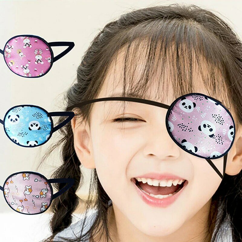 Cartoon occlusione Medical Lazy Eye Patch Amblyopia dark astigmatismo Training Eyeshade Filled bambini Amblyopia Eye Patch