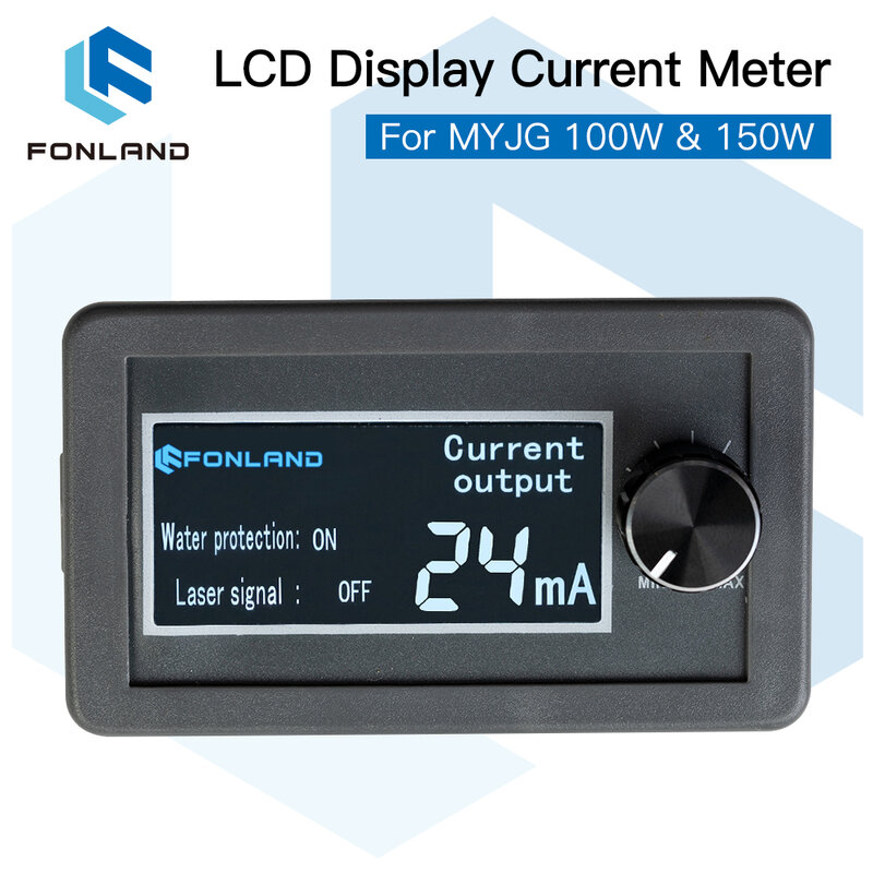 Layar Eksternal Pengukur Arus CO2 Layar LCD FONLAND untuk Catu Daya Laser CO2 Seri MYJG 100W & 150W