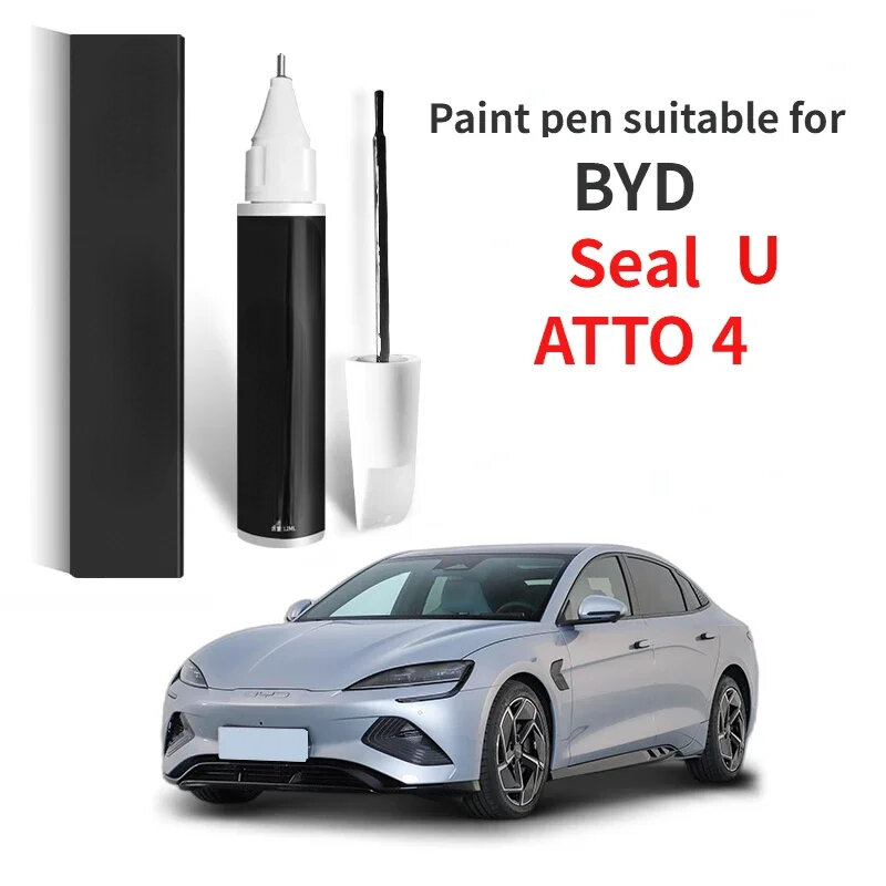 Paint pen suitable for BYD Seal U  ATTO 4 Paint Repair Pen Ice Sea Blue Sky Black  Seal Modification ATTO4 CTB iTAC Seal U