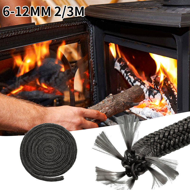6/8/10/12มม. 2เมตร, อุปกรณ์สำหรับเผาไฟทำจากไม้ใช้สำหรับเผาเตาไฟไฟเบอร์กลาสอุณหภูมิสูง