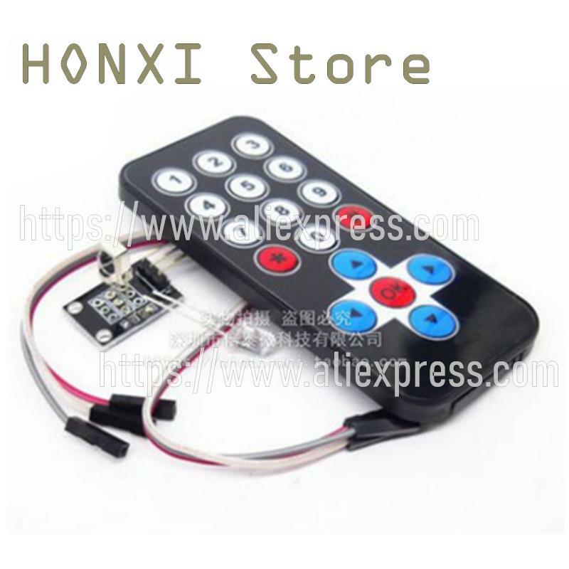 1PCS Suite HX1838 infrared wireless remote control remote control module (+ remote control receiving plate)