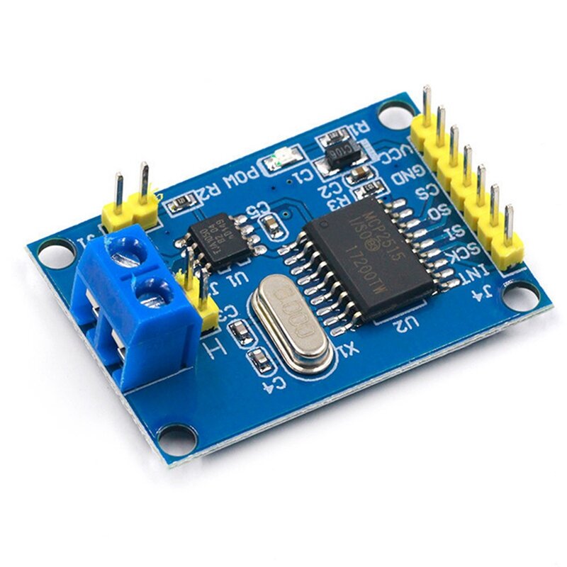 Módulo de Bus MCP2515, módulo PCB TJA1050, receptor SPI para 51 Arduino, Kit DIY, microcontrolador, Programa de rutina