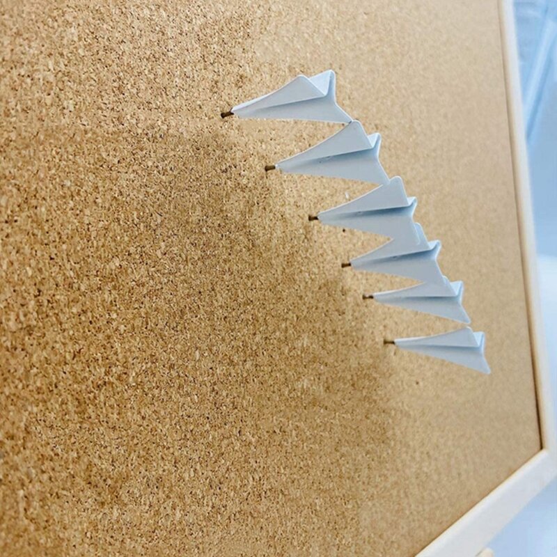 12 sztuk do kreatywnego samolotu 3D Push Pin papierowy dokument ze zdjęciem notatka stalowy Push