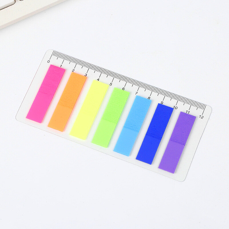 PET Loose-leaf Index Sticker Stationery Daily Planner Label Memo Stickers DIY Scrapbooking Sticky Note Stationery