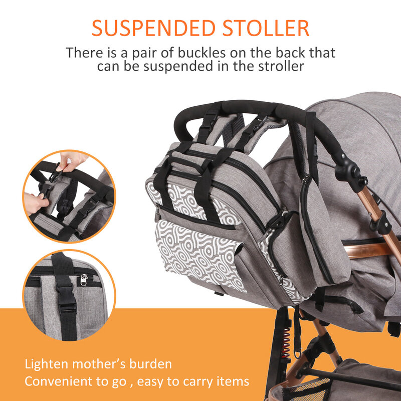 ABOUTBABY Diaper Bags Bolso Maternal Stroller Bag Nappy Backpack Mommy Bag