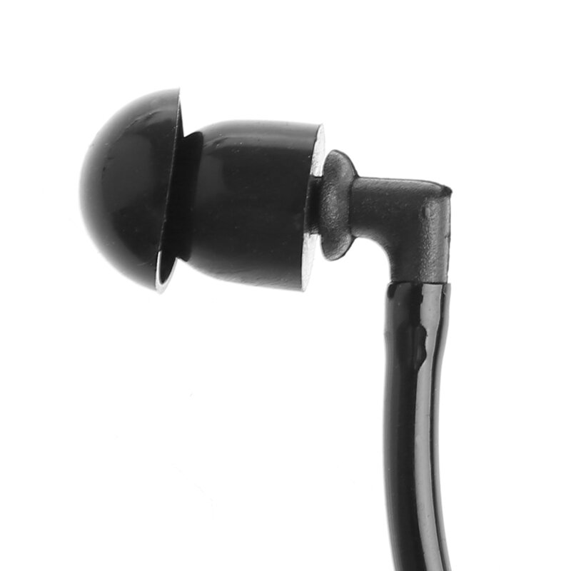 Bouchon d'oreille Tube d'air acoustique remplacement noire pour le casque d'écouteur Radio livraison directe