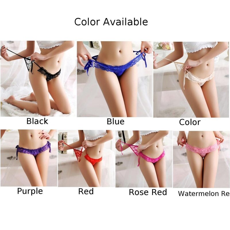 Underpant Women Underwear Brief Women's Lace See through G string Panties Sexy Thongs Lingerie for Bedroom Fun