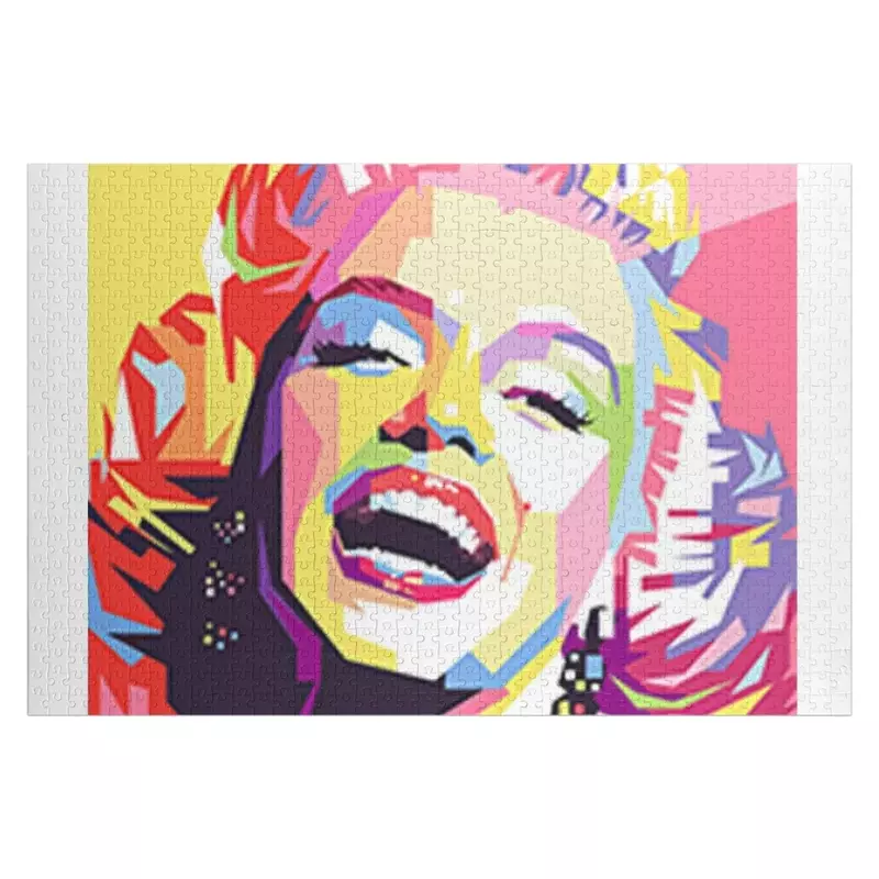 Puzzle Pop Art Marilyn Monroe personnalisé, cadeau personnalisé, jouets de Noël