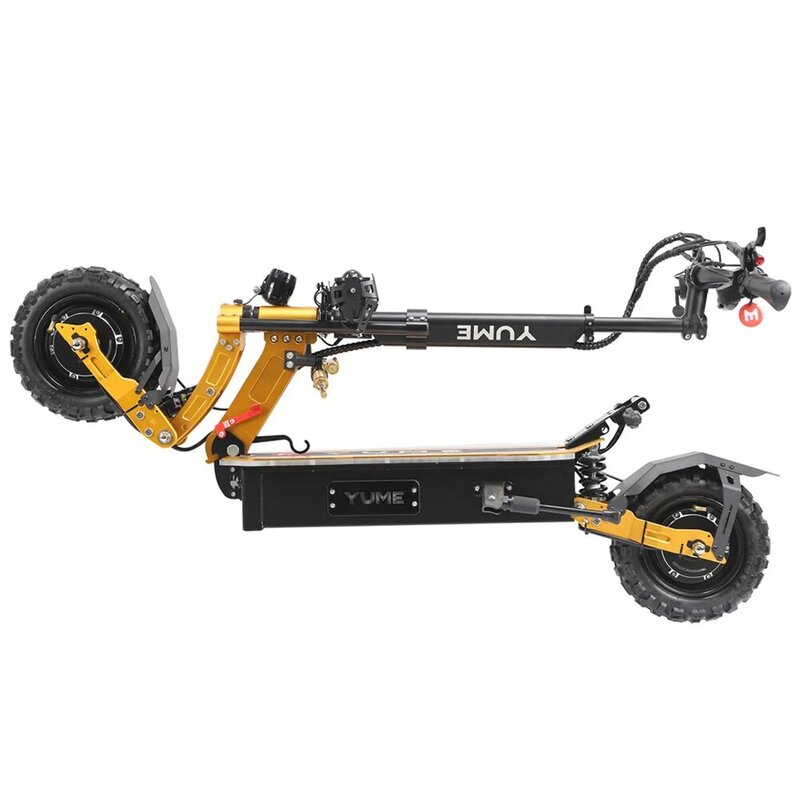 Двухмоторный складной электрический скутер YUME нового дизайна, 60 в, 5600 Вт, Электрический скутер, скейтборд, Электрический скутер для взрослых