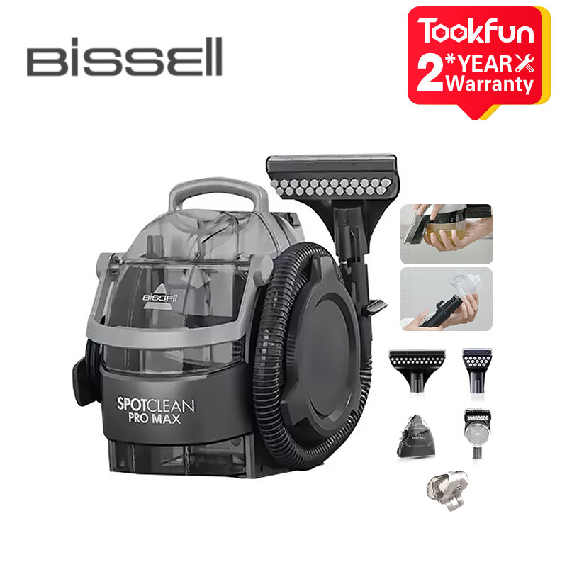 NEW BISSELL Deep Vacuum Cleaner Fabric Washing Machine Spot cleane Pro Silver Portable Mite Remover Sofa Carpet Cleaner Pet Bath