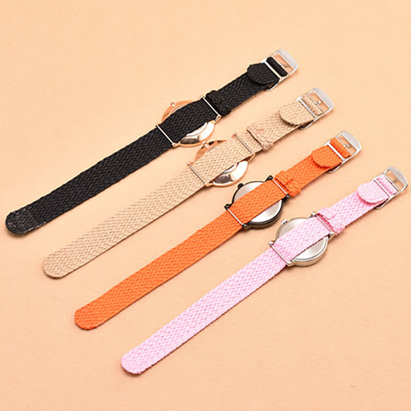 Bracelet de montre en nylon tissé pour hommes et femmes, bracelet de montre Perlon, accessoires de bracelet de montre, bracelet de sport, 14mm, 16mm, 18mm, 20mm, 22mm