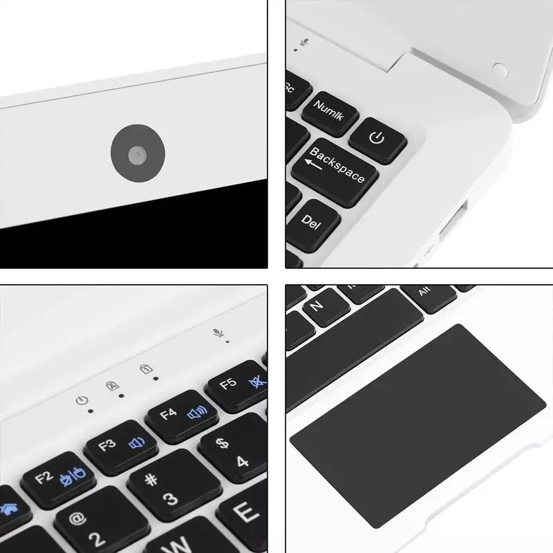 TOPOSH-Mini Netbook portátil, Windows 10 Pro Notebook Computer, Dual-Band, Wi-Fi, Bluetooth, Intel N4000, 8GB de RAM, 64GB ROM, 10,1"