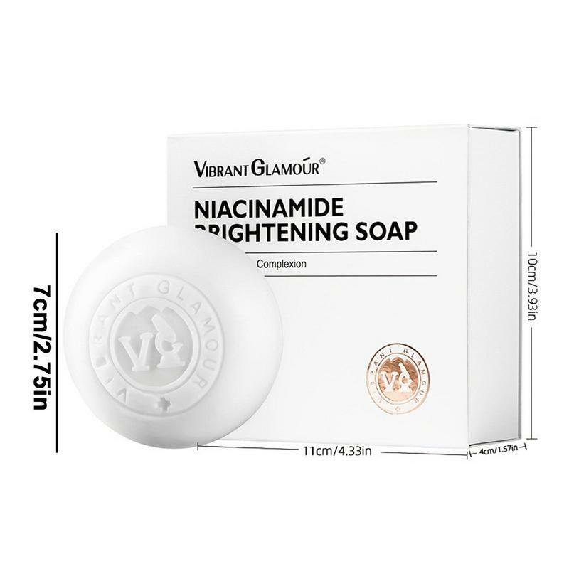 Sapone da Bar idratante Niacinamide sapone da Bar per il lavaggio del corpo detergente per il viso e sapone da Bar per la pelle sensibile pelle normale pelle grassa