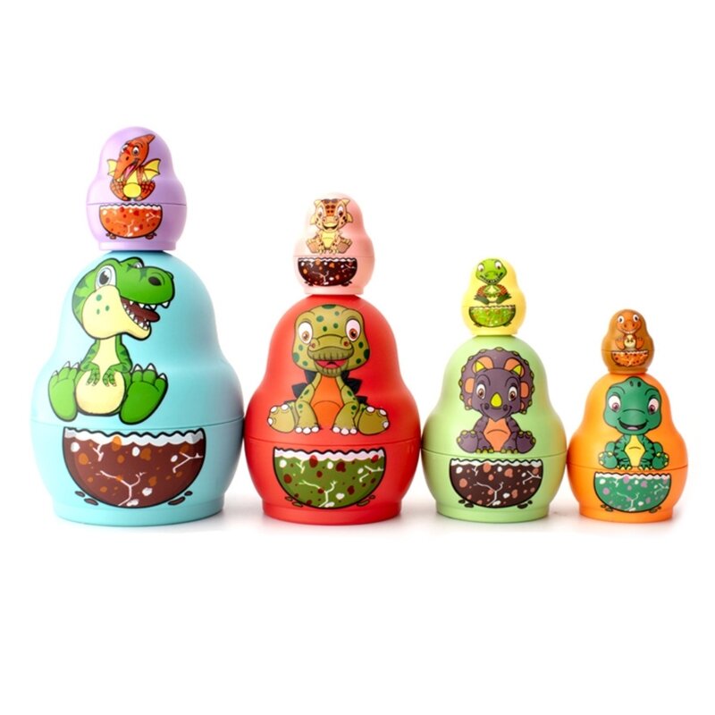Unique Nesting Dolls Stacking Toy for Boys Girls Encourage Exploration Discovery