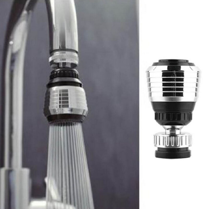 Adaptador de filtro de boquilla de grifo giratorio, aireador ajustable de ahorro de agua, convertidor, accesorio de cocina y baño, 360