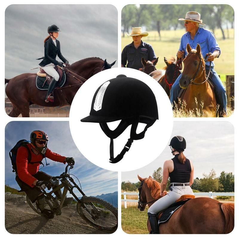 女性のための調節可能な馬の乗馬ヘッドギア、乗馬保護、スポーツ愛好家、通気性のある安全