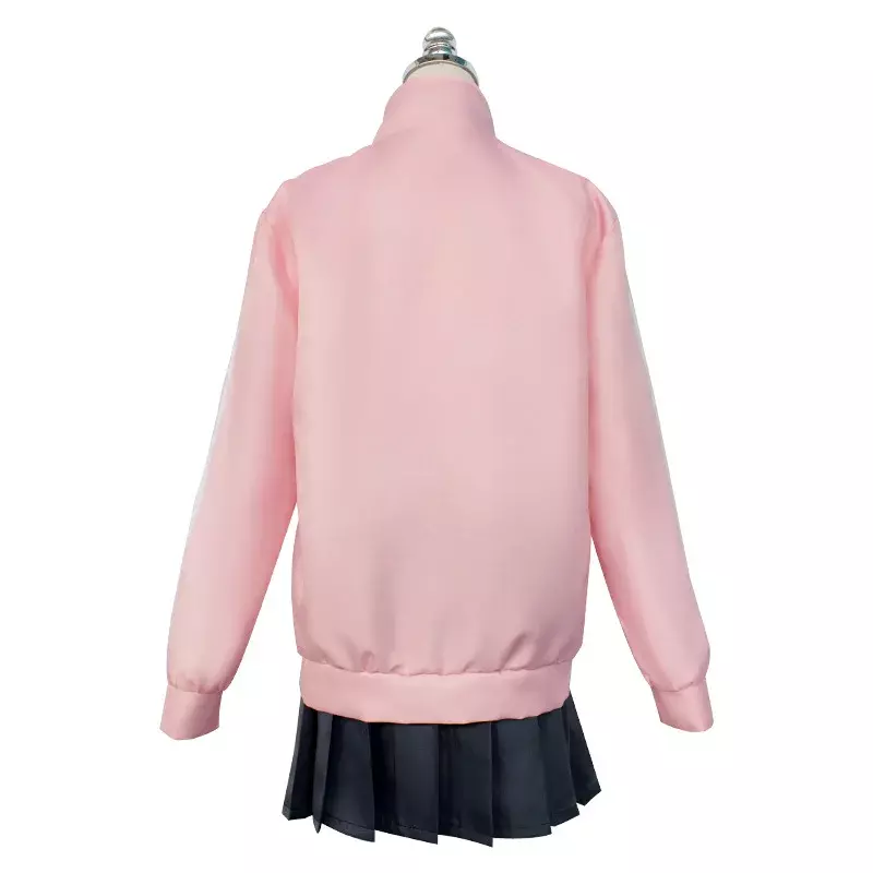 Bocchi The Rock Gotou Hitori Cosplay Costume Gotou Hitori Cosplay Costume JK Uniform Pink Jacket Skirt Wig Suit Anime Cosplay
