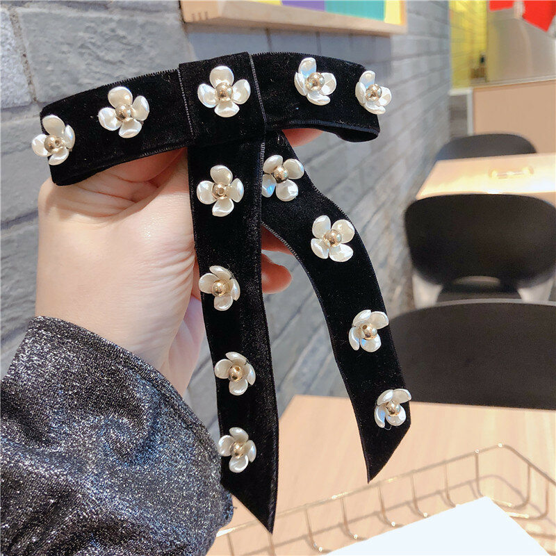 Gravata borboleta broche hairpin para nova moda feminina coreano estilo faculdade camisa branca veludo camélia bowtie collar flor pinos emblema