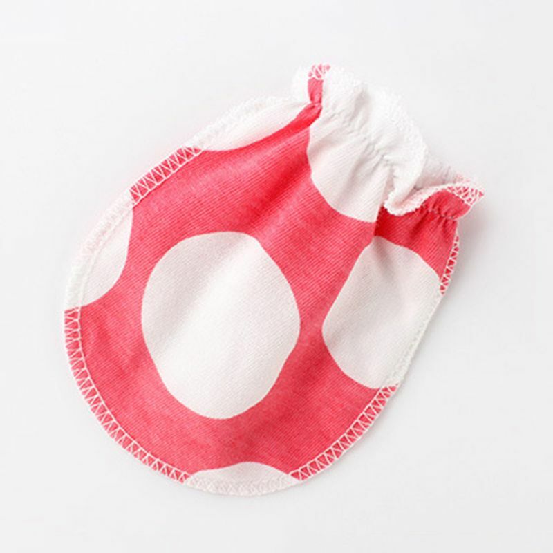 2023 nuevos guantes respirables del bebé del algodón manoplas antis rasguños recién nacidas para protección Fac