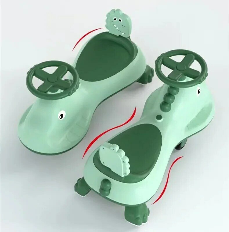 Suara LED anak-anak mobil keseimbangan Anti guling, mobil mainan bayi goyang bantalan beban kuat anti-belakang untuk hadiah terbaik