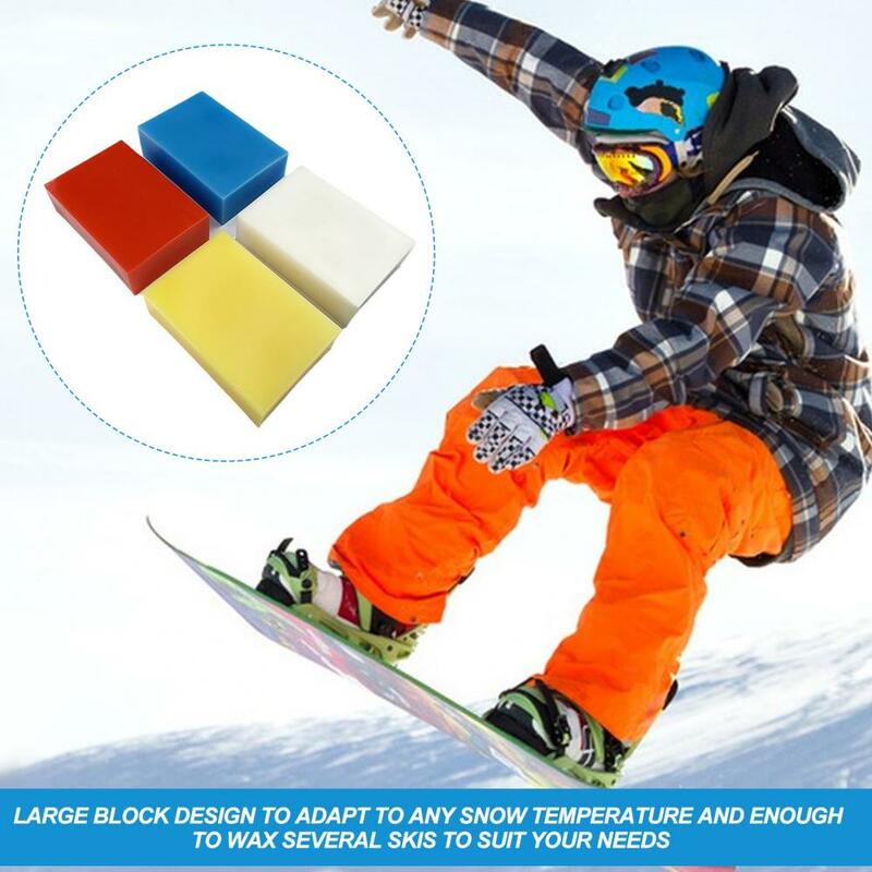 범용 스키 스노우보드 왁스, 모든 눈 온도용 스노우 블록 왁스, 스키 레이싱 보호 액세서리