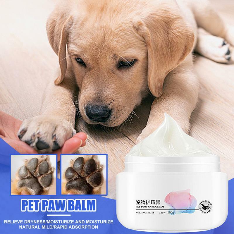 Paw Soother Balm 100g Natural Cream Butter Cat & Dog Paw Wax Licksafe Moisturizing Paw Pad Lotion Paw Protectors For Dry Paws